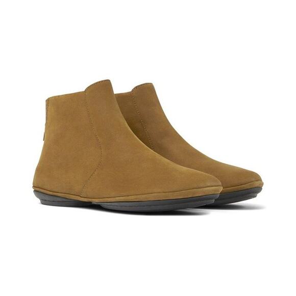 nib CAMPER sz 41 / 10 Nina Right Leather Trim Medium Brown Chelsea Bootie - Picture 1 of 2